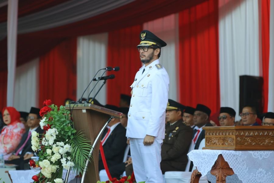 DPD LDII KBB Hadiri Upacara HUT RI ke-81 di Lapangan Pemda KBB