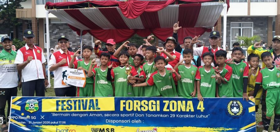 Festival Forsgi Jabar Zona 4 Jadi Ajang Pembinaan dan Seleksi Pesepak Bola Usia Dini