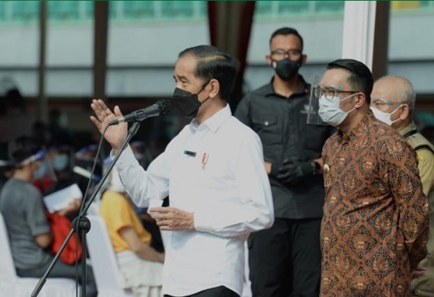 Jokowi: Vaksinasi Massal di Bekasi Jadi Percontohan Nasional