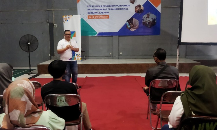 Lebih Dari 500 Pelaku UMKM di Bandung Barat Mengikuti Pelatihan Aplikasi Labamu