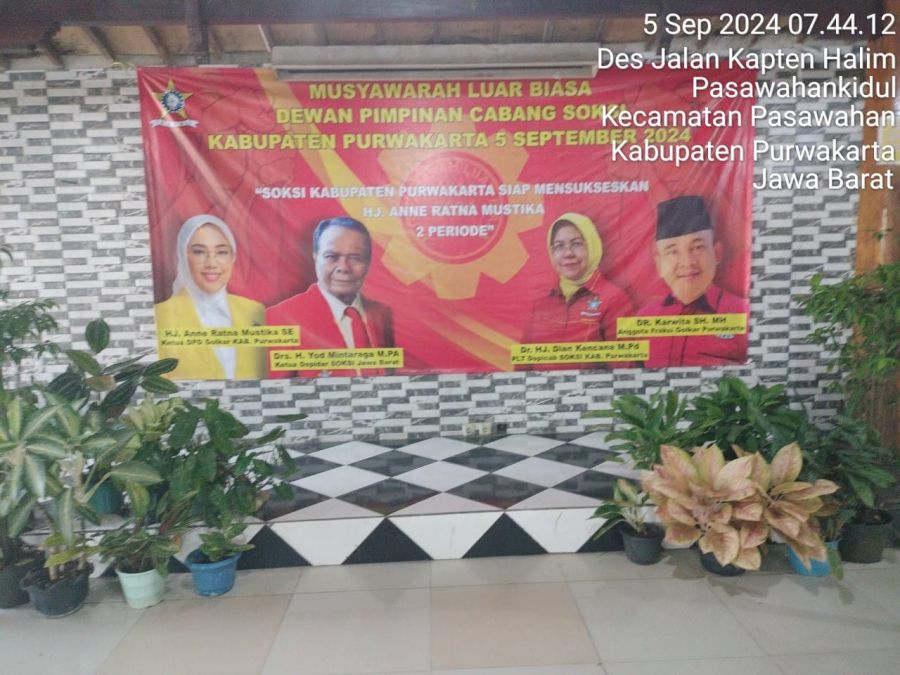 Muscablub SOKSI Kabupaten Purwakarta Siap Sukseskan Hj. Ane Ratna Mustika Jadi Bupati 