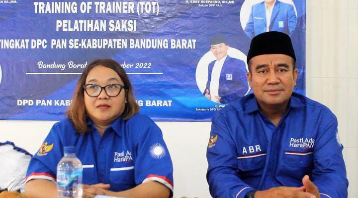 DPD PAN Kabupaten Bandung Barat  Menggelar Training Of Trainer Pelatihan Saksi