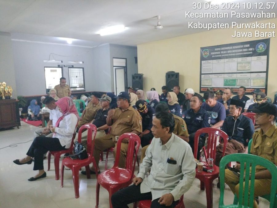 Pemdes Pasawahan Gelar Musdes Penetapan Rencana Kerja Angaran Pendapatan Belanja Desa Tahun 2025