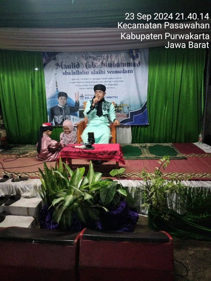 Pimrus Majlis Ta'lim Al-Barokah Gelar Maulid Nabi Muhammad SAW Dengan Penceramah KH. Asep DAI SCTV