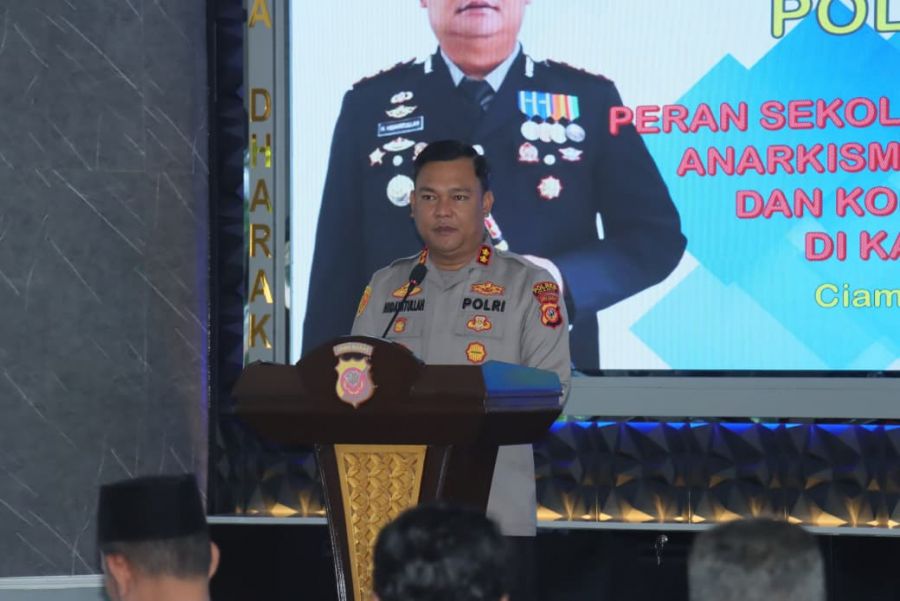 Polres Ciamis Gelar Forum Diskusi: Peran Sekolah Cegah Anarkisme Pelajar dan Kode Etik Jurnalistik