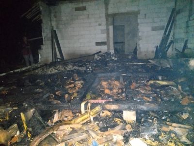 Kebakaran Rumah di Bandung Barat Diduga  Karena Konsleting Listrik