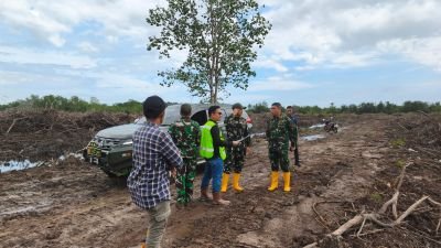 Wapangkopassus Tinjau Lahan Pembangunan Markas Grup 3 di Dumai